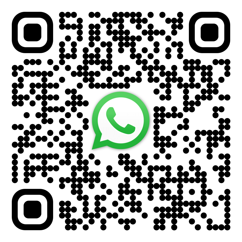 Toque aqui ou leia o código QR para nos chamar pelo WhatsApp. Toque aqui ou leia o código QR para nos chamar pelo WhatsApp.